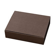 無地ワンタッチギフトBOX/ブラウン-SS