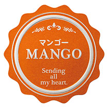 メタリックカラーテイスティシール：マンゴー