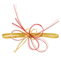 水引アレンジゴムタッグ-4／おはな