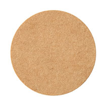 無地クラフトロールシール/円-4