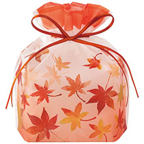 【予約】もみじPE巾着バッグ-S