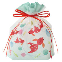 夏祭りPE巾着バッグ-S