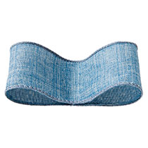 ナチュラルワイヤーリボンブルー-3