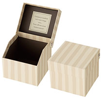 ナチュラルストライプオープンボックス-S