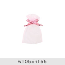 オーガンジーバッグ/ピンク-S