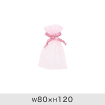 オーガンジーバッグ/ピンク-SS