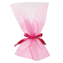 オーガンジーチュチュブーケバッグ‐M/ピンク