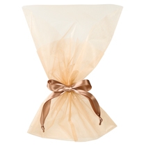 オーガンジーチュチュブーケバッグ‐M/シャンパン