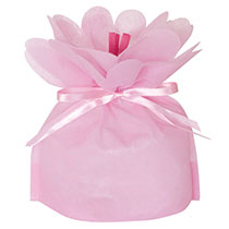 お花バッグ／ピンク-M