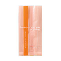 ラインスイーツパック(オレンジ)/クリア-2［乾燥剤・脱酸素剤対応］