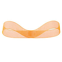 オーガンジーリボン-オレンジ15mm