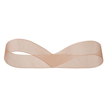 オーガンジーリボン-ラテブラウン15mm