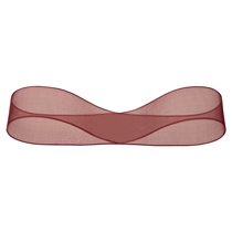 オーガンジーリボン-ボルドー15mm