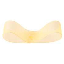 オーガンジーリボン-イエロー25mm