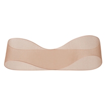 オーガンジーリボン-ラテブラウン25mm