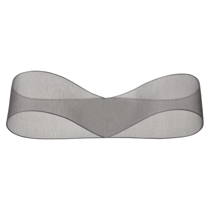 オーガンジーリボン-グレー25mm