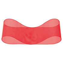 オーガンジーリボン-レッド38mm