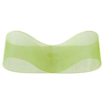 オーガンジーリボン-グリーン38mm