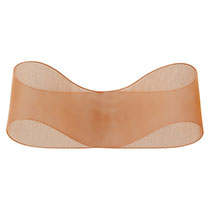 オーガンジーリボン-ブラウン38mm