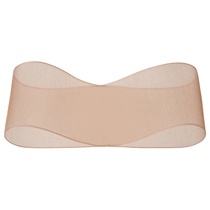 オーガンジーリボン-ラテブラウン38mm