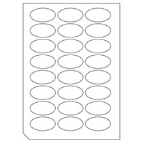 オリジナル楕円無地シールシート-1