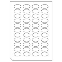 オリジナル楕円無地シールシート-2