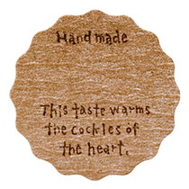 オリジナルテイスティシール(手書き)-3/ブラウン