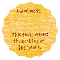 オリジナルテイスティシール(手書き)-4／オレンジ