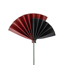 扇フラワーピックS-1／赤