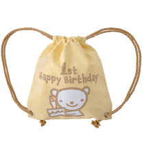 パーティーベアコットンナップサック-2