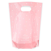 ドットPPスタンドバッグ/ピンク-2