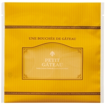 プチガトーイエロージップスタンドバッグ-3［乾燥剤対応］