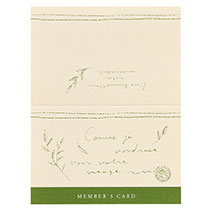 プロバンスメンバーズカード