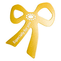 リボンケーキピック/ゴールド-1