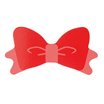 リボンケーキピック/レッド-2