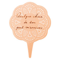 ロマンチックスイートケーキピック