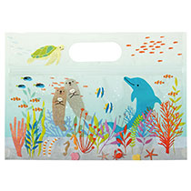 シーアニマルジップ付バッグ-SW