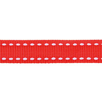 ステッチカラーナイロングログランリボンレッド-1