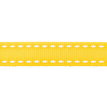 ステッチカラーナイロングログランリボンイエロー-1