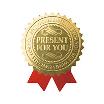 レッドリボンプレゼントシール-7