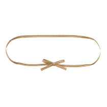 リボンゴムタッグ-2／シャンパンゴールド