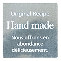 シンプルハンドメイドロールシール-シルバー