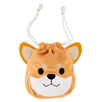 柴犬巾着バッグ-S