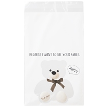 シルエットテープ付OPPバッグ-3/ハッピーベア