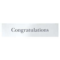 シルバーメッセージシール-2／Congratulations