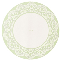 セレーヌレースラウンドケーキトレイ-L