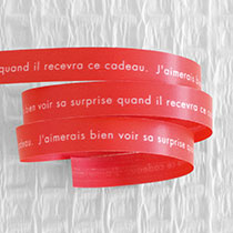 シャーププリントカーリングリボンレッド-7