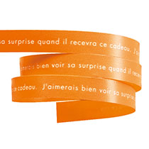 シャーププリントカーリングリボンオレンジ-9