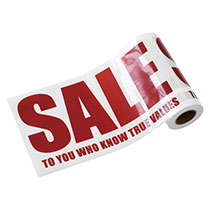 ビニールシートミニ(シンプルセールシリーズ)-ヨコ型