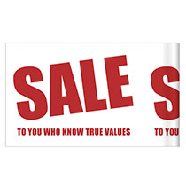 ビニールシート(シンプルセールシリーズ)-ヨコ型